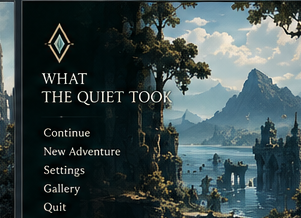 Main menu